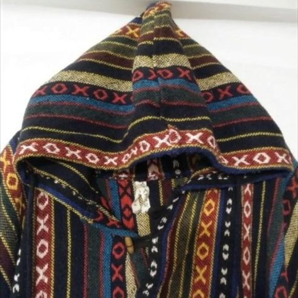 Hooded Boho Poncho - Picture 7 of 8